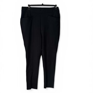 Ava & Viv Black Skinny Ponte Pants with Front Pockets